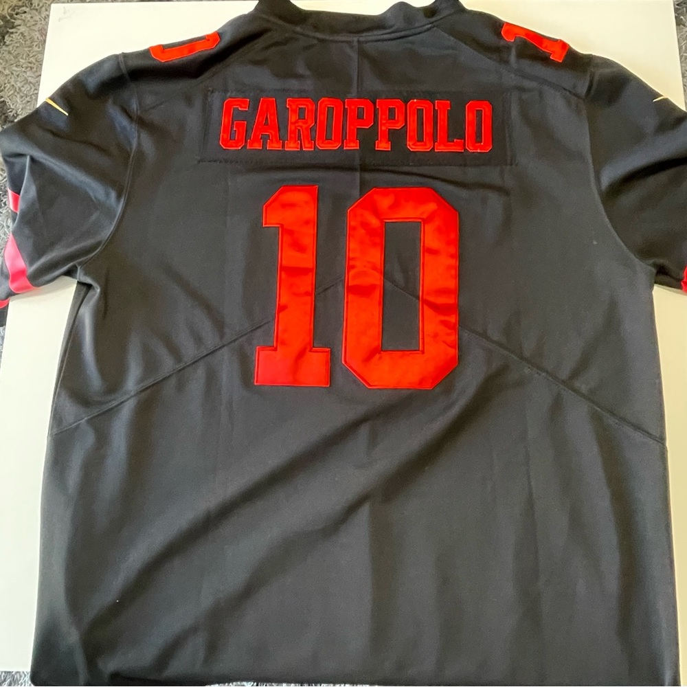 Nike BLK/RED 49er Jimmy G Jersey